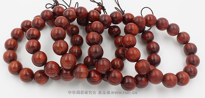 [小叶紫檀]同料顺纹精品紫檀手链