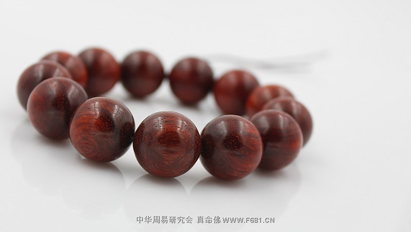 [小叶紫檀]同料顺纹精品紫檀手链