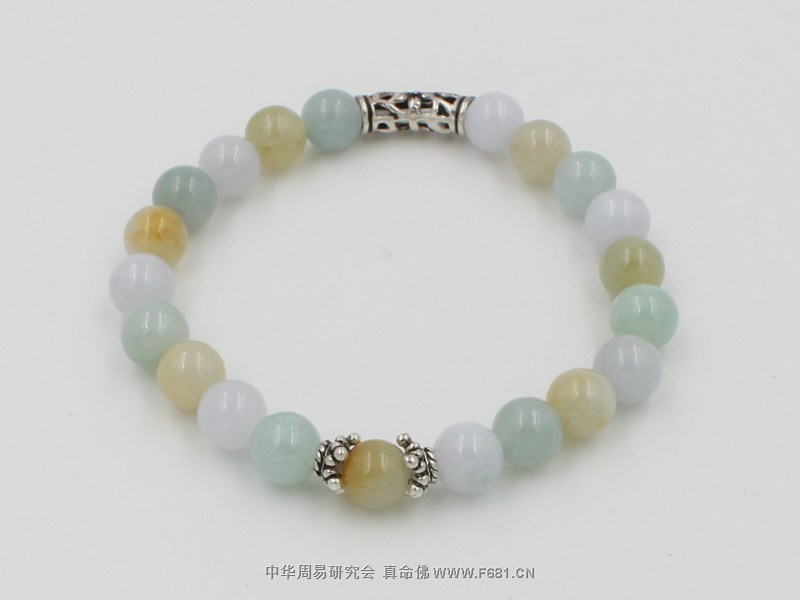 [翡翠]四季吉祥泰银手链
